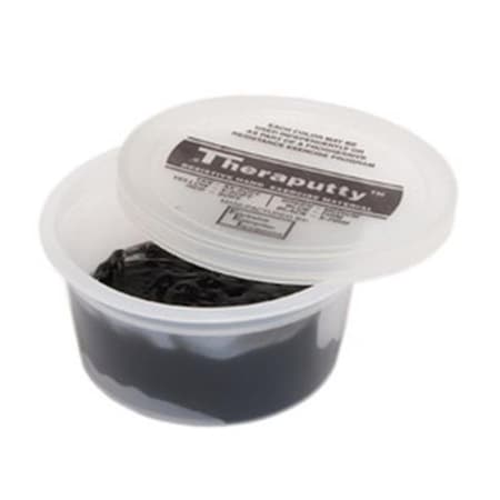 Fabrication Enterprises Fabrication Enterprises 10-2615 Theraputty Plus Antimicrobial Exercise Putty; Black - 3 oz 261423